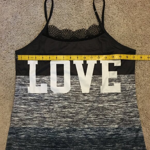 All You Need Is 'Love' Strappy Lace Collar Tank Top - Picture 11 of 14